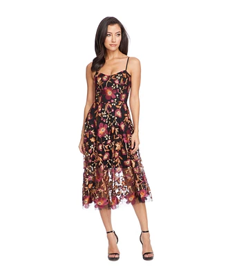 Dress the Population Women's Sleeveless Fit & Flare