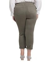 Nydj Plus Margot Girlfriend Pull On Jeans