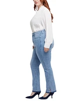 Nydj Plus Marilyn Straight Pull On Jeans