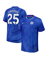 Nike Men's Moises Caicedo Blue Chelsea 2025/26 Home Authentic Player Jersey