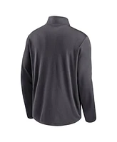 Nike Men's Anthracite Chicago Bears Logo Pacer Performance Half-Zip Sweatshirt