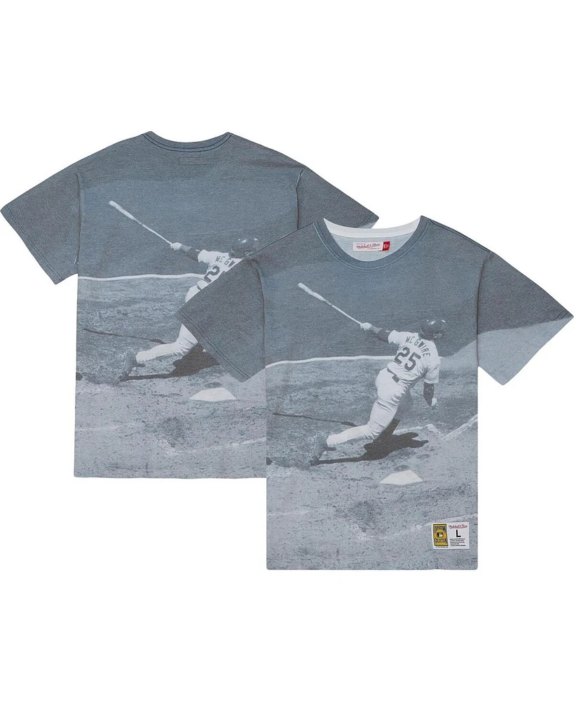 Mitchell & Ness Men's Mark McGwire St. Louis Cardinals Cooperstown Collection Highlight Sublimated Player Graphic T-Shirt
