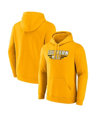Fanatics Men's Gold Southern Miss Golden Eagles Primary Logo Pullover Hoodie