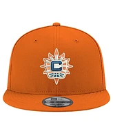 New Era Men's and Women's Orange Connecticut Sun Logo 9FIFTY Snapback Hat