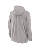 Nike Men's Gray Chicago Bears 2023/24 Sideline Club Full-Zip Hoodie