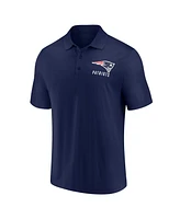 Fanatics Men's Navy New England Patriots Lockup Polo Shirt