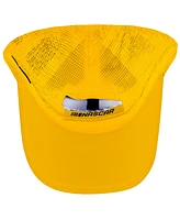 Checkered Flag Sports Men's and Women's Yellow Joey Logano Shell-Pennzoil Adjustable Trucker Hat