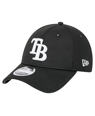 New Era Men's Black Tampa Bay Rays Pivot 9FORTY Adjustable Hat