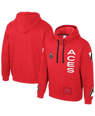 Stadium Essentials Men's and Women's Red Las Vegas Aces City Star Rebel Edition Pullover Hoodie Sweatshirt