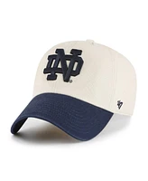 '47 Brand Men's Cream Notre Dame Fighting Irish Grand Stand Clean Up Adjustable Hat