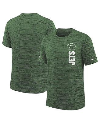 Nike Big Boys and Girls Green New York Jets Sideline Velocity Performance T-Shirt