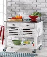 Robbin Kitchen Cart, White