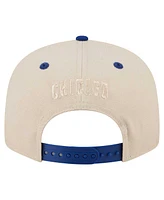 New Era Men's Cream/Royal Chicago Cubs Team Art 9FIFTY Snapback Hat