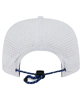 New Era Men's White Los Angeles Dodgers Perforated Golfer Snapback Hat