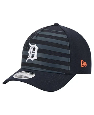 New Era Men's Navy Detroit Tigers American Flag 9FORTY M-Crown A-Frame Adjustable Hat