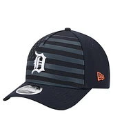 New Era Men's Navy Detroit Tigers American Flag 9FORTY M-Crown A-Frame Adjustable Hat