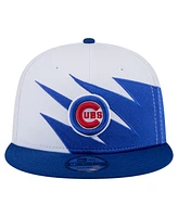 New Era Men's Royal/White Chicago Cubs Jagged 9FIFTY Snapback Hat