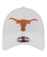 New Era Men's White Texas Longhorns Active Ripstop 9TWENTY Adjustable Hat