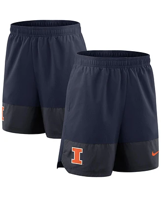 Nike Men's Navy Illinois Fighting Illini 2025 Sideline Performance Shorts