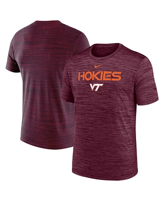 Nike Men's Maroon Virginia Tech Hokies Velocity Performance T-Shirt