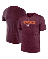Nike Men's Maroon Virginia Tech Hokies Velocity Performance T-Shirt