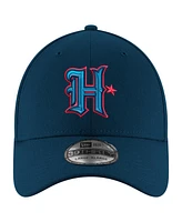 New Era Men's Navy Houston Texans Throwback Crawl Standard 39THIRTY Flex Hat