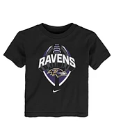 Nike Toddler Black Baltimore Ravens Icon Legend T-Shirt