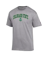 Champion Men's Heather Gray Colorado State Rams Arch Over Logo T-Shirt