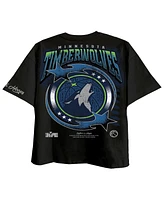 Two Hype Men's Black Minnesota Timberwolves Drip Dime Collection Premium T-Shirt