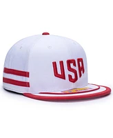 Fan Ink Men's White Usmnt Off-Shore Snapback Hat