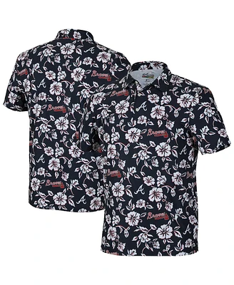 Reyn Spooner Men's Navy Atlanta Braves Pua Performance Polo Shirt
