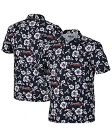 Reyn Spooner Men's Navy Atlanta Braves Pua Performance Polo Shirt