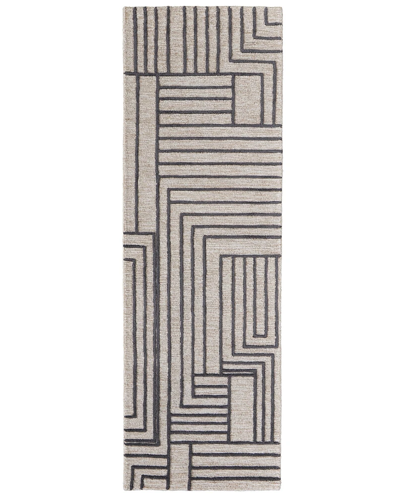 Feizy Gansett T8011 2'6"x8' Runner Area Rug