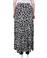 Ny Collection Petite Ring Midi-Length Skirt