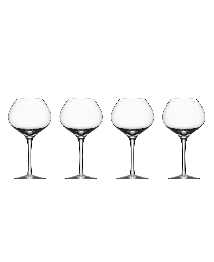 Orrefors More Mature Red Wine Glasses, Set of 4