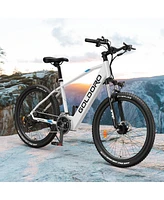 Goldoro Electric Bike 26" X7 Aluminum Alloy Mountain Bike, 350W/36V, Max 17.4 Mph