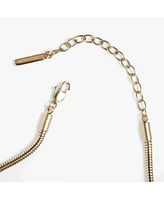 Alex and Ani Round Herringbone Charm Layering Necklace