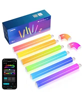 Lepro WL1 Smart Led Rgb Wall Light Kits with Segment Diy and Ai Generated Lighting, Work with Alexa Google Home, LightBeats Music Sync