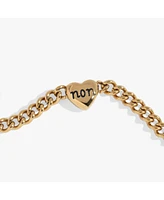 Alex and Ani Oui Non Heart Inline Bracelet