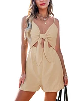 Cupshe Women's Sweet Meringue Beige Romper