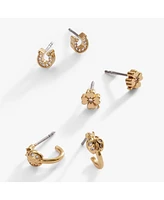 Alex and Ani Love Luck Stud Set