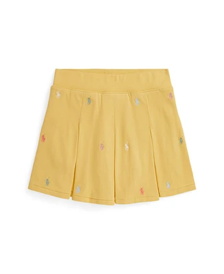 Polo Ralph Lauren Big Girls Pony Pleated Mesh Skort