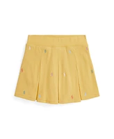 Polo Ralph Lauren Big Girls Pony Pleated Mesh Skort
