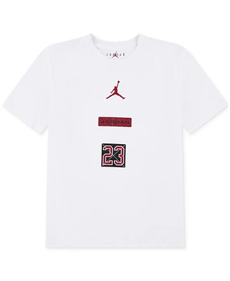 Jordan Big Boys 23 Stacked Graphic Short-Sleeve T-Shirt