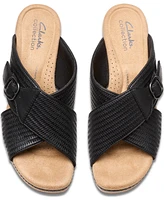 Clarks Collection Women's Seannah Nora Wedge Sandals