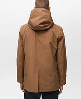 Mango Men's Coolmax Technology Waterproof Parka