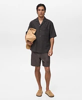 Mango Men's Creased-Effect Shirt