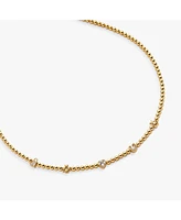 Alex and Ani Love Luck Metal Tennis Necklace