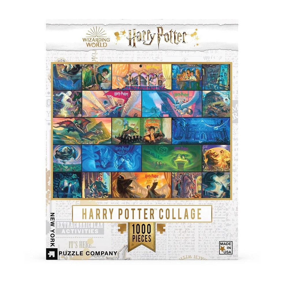 New York Puzzle Company Harry Potter Collage 1000 Piece Puzzle
