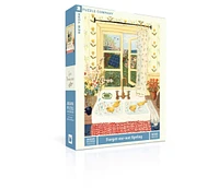 New York Puzzle Company Forget-me-not Spring 1000 Piece Puzzle